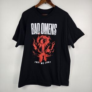 Sumerian Records Bad Omens Size XL Take Me First Short Sleeve Black T Shirt